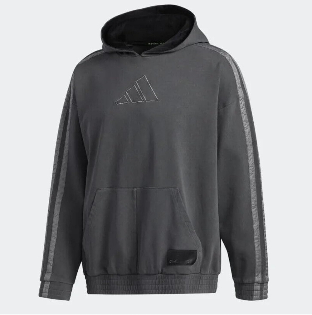 Vintage Adidas Men's Basketball Daniel Patrick x Harden Hoodie L Gray NWT Size L